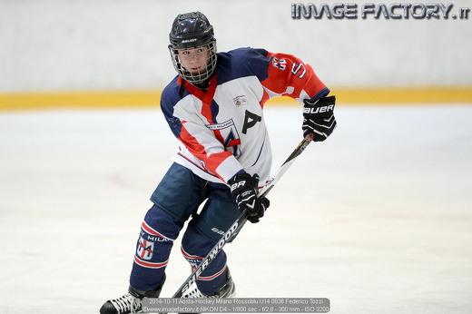 2014-10-11 Aosta-Hockey Milano Rossoblu U14 0636 Federico Tozzi